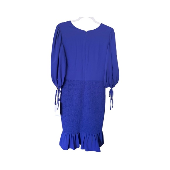 NWT Amanda Uprichard Gala Mini Dress in Nu Blue Size Medium - Picture 4 of 4